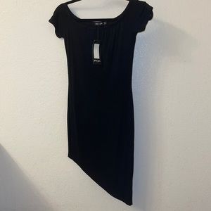 Nasty Gal off the shoulder midi dress